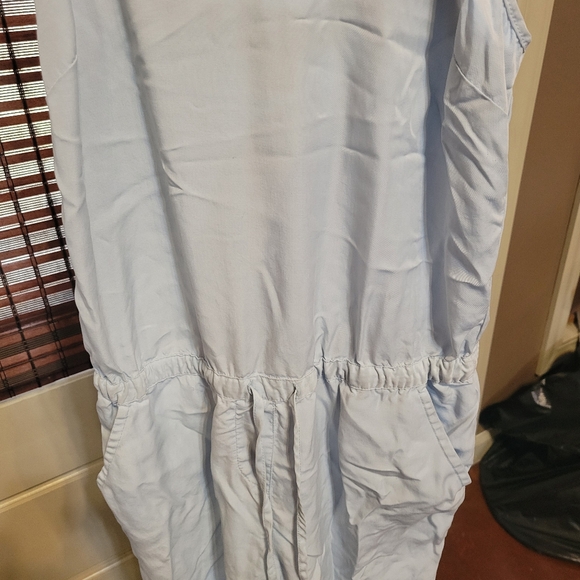 Light Blue Spaghetti Strap Jumpsuit - Picture 13 of 13